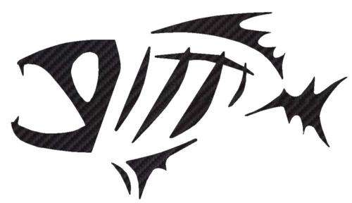 1 x Vinyl Sticker Fish  75 mm x 40 mm Decal