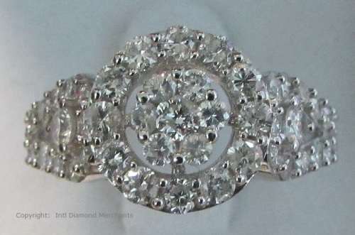 **ONCE-OFF DEAL [R51674]** ROUND CUT [1.650ct] DIAMOND RING [WHITE GOLD] - BUY SAFE