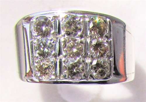 **ONCE-OFF - HUGE [R36257]** GENTS DIAMOND RING [1.00ct] ROUND CUT - BUY SAFE