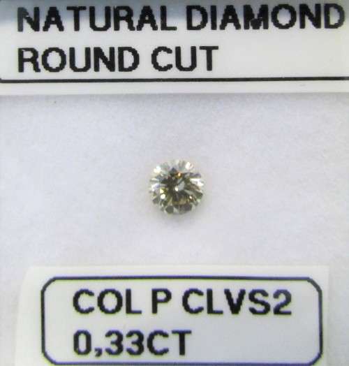 **WOW DIAMOND** SPARKLING [ P/ VS2 ] ROUND [0.330ct] CUT [LOOSE DIAMOND] - BUY SAFE