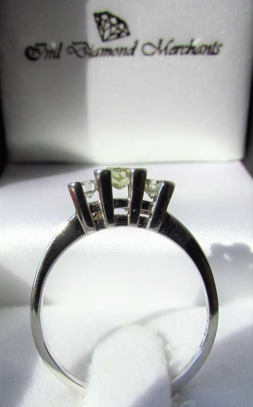**ONCE OFF PIECE [R31639]** DESIGNER [0.500ct] TRILOGY DIAMOND RING [WHITE GOLD] - BUY SAFE