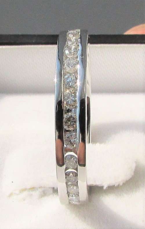 **ONCE-OFF [R70518]** FULL DIAMOND ETERNITY [1.500ct] DIAMOND RING [18KT WHITE GOLD] - BUY SAFE