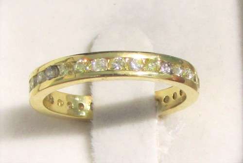 **ONCE-OFF [R60518]** FULL DIAMOND ETERNITY [1.00ct] DIAMOND RING [YELLOW GOLD] - BUY SAFE