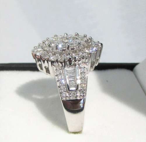 **MASSIVE DEAL [R74327]** MARQUISE SHAPED DESIGN [1.500ct] DIAMOND RING [WHITE GOLD] - BUY SAFE