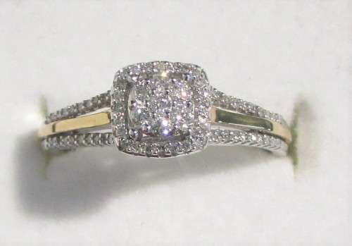 **SPECIAL DEAL [R28258]**  DESIGNER PIECE [0.350ct] DIAMOND RING [WHITE /YELLOW GOLD] - **SEE VIDEO*