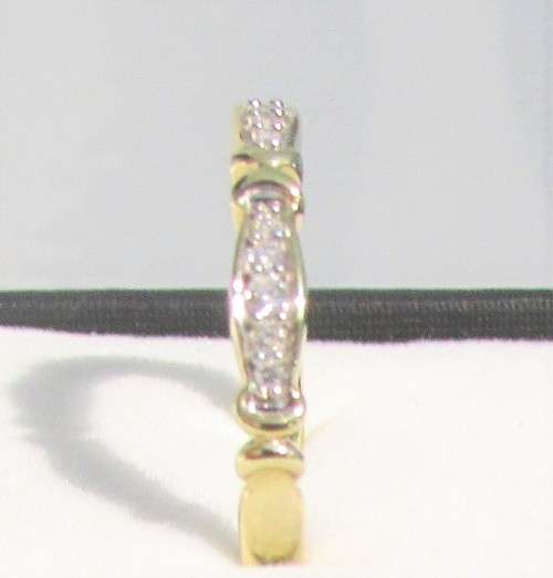 **NEW DESIGN | R19419** ROUND BRILLIANT CUT | 0.200ct | DIAMOND BAND | YELLOW GOLD - BUY SAFE