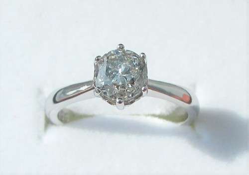**BARGAIN BUY** OUR FAMOUS 1CT DIAMOND SOLITAIRE RING [0.920ct] 9KT WHITE GOLD - BUY SAFE
