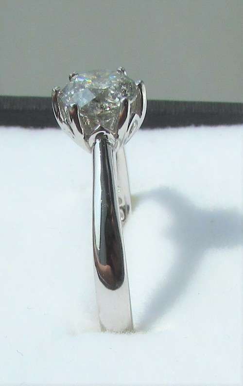 **BARGAIN BUY** OUR FAMOUS 1CT DIAMOND SOLITAIRE RING [0.920ct] 9KT WHITE GOLD - BUY SAFE