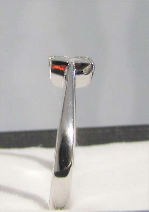 **TUBE SETTING [R20745]**SPARKLING PRINCESS CUT [0.500ct] DIAMOND RING [WHITE GOLD] - BUY SAFE