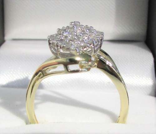 **MASSIVE DEAL [R74327]** SWIRL DESIGN [1.400ct] ROUND/BAGUETTE DIAMOND RING [YELLOW GOLD] -BUY SAFE