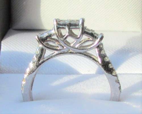 **JAW DROPPING [R59855]** INVISIBLE DESIGN [1.250ct] DIAMOND RING [3.351g] WHITE GOLD - BUY SAFE