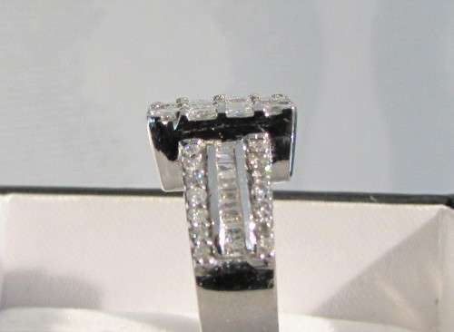 **HUGE [R79128]** ROUND/PRINCESS/BAGUETTE CUT [1.455ct] DIAMOND RING [18KT WHITE GOLD] - BUY SAFE