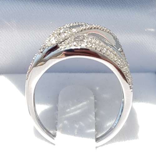 **ULTRA SPARKLY [R51623]** ROUND / BAGUETTE [1.450ct] DIAMOND RING [WHITE GOLD] - BUY SAFE