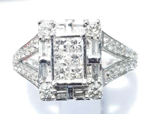 **MASSIVE DEAL | R64327** DESIGNER PIECE | 1.50ct | DIAMOND RING | WHITE GOLD - BUY SAFE