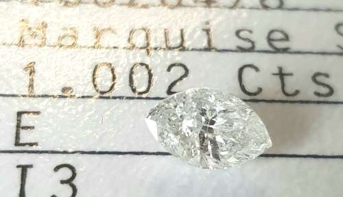 **CERTIFIED** MASSIVE | 1.002ct | MARQUISE CUT | COLOUR E | DIAMOND | SOUTH AFRICA - BUY SAFE