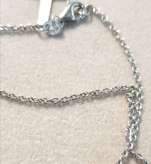 **ITALIAN PIECE | R78326]** ROUND CUT DIAMONDS | 1.250ct | NECKLACE | 18KT WHITE GOLD - BUY SAFE