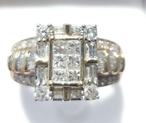 **MASSIVE DEAL | R64327** DESIGNER PIECE | 1.500ct | DIAMOND RING | YELLOW GOLD - BUY SAFE