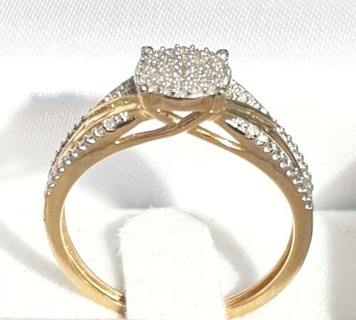 **GORGEOUS | R30639** DESIGNER DIAMOND | 0.350ct | RING | YELLOW GOLD - BUY SAFE