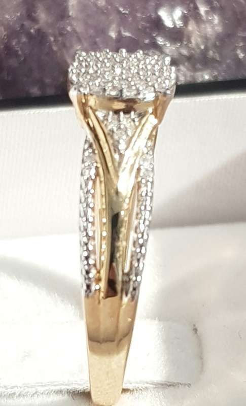 **GORGEOUS | R30639** DESIGNER DIAMOND | 0.350ct | RING | YELLOW GOLD - BUY SAFE