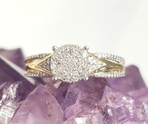 **GORGEOUS | R30639** DESIGNER DIAMOND | 0.350ct | RING | YELLOW GOLD - BUY SAFE