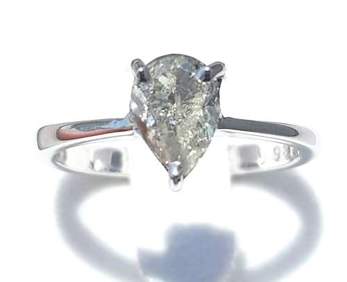**BARGAIN BUY** OUR FAMOUS 1CT PEAR CUT DIAMOND SOLITAIRE RING | 1.120ct |  WHITE GOLD - BUY SAFE