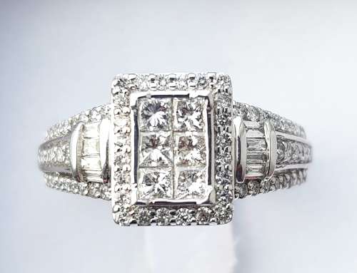 *GREAT CLARITY | R60961* COLOURLESS DIAMONDS |1.00ct| DESIGNER DIAMOND RING | WHITE GOLD -BUY SAFE