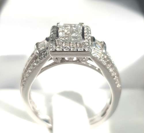 *GREAT CLARITY | R60961* COLOURLESS DIAMONDS |1.00ct| DESIGNER DIAMOND RING | WHITE GOLD -BUY SAFE