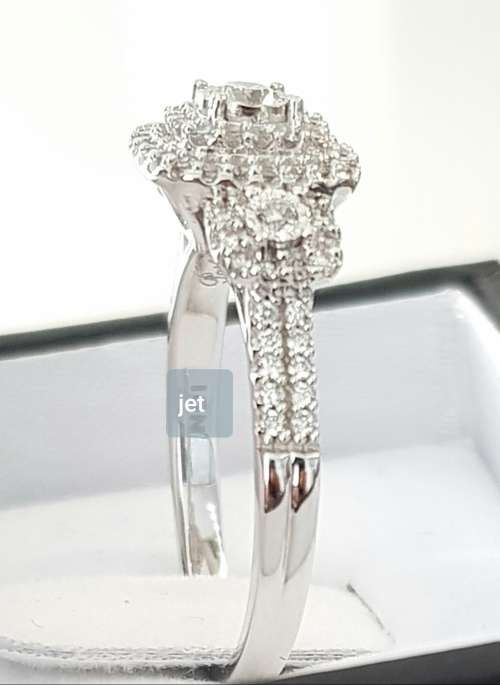 **JAW DROPPING | R50855** TRILOGY DESIGN | 1.00ct | DIAMOND RING | WHITE GOLD - BUY SAFE
