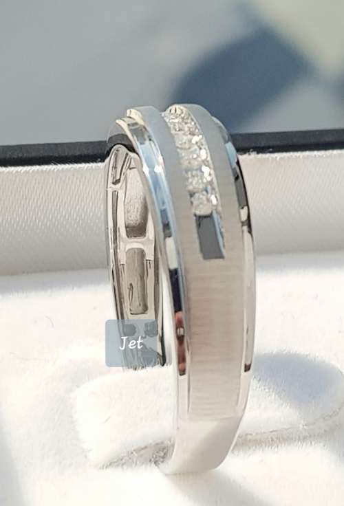 **EXCLUSIVE DEAL | R20257** GENTS DIAMOND RING | 0.150ct | ROUND CUT | WHITE GOLD -  BUY SAFE