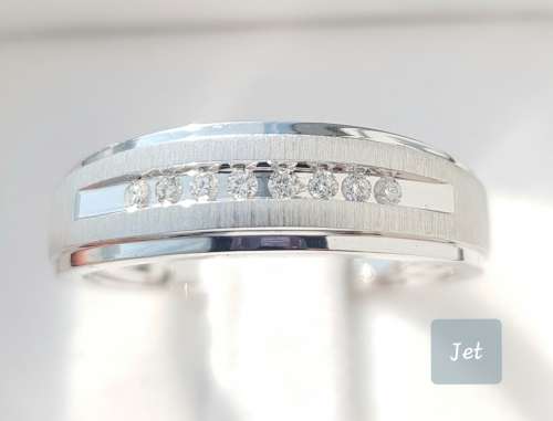 **EXCLUSIVE DEAL | R20257** GENTS DIAMOND RING | 0.150ct | ROUND CUT | WHITE GOLD -  BUY SAFE