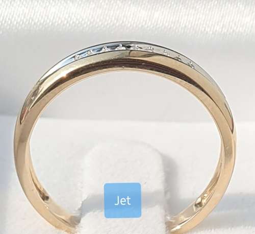 **STACKABLES | R12004** ROUND BRILLIANT CUT | 0.08ct | DIAMOND BAND | YELLOW GOLD - BUY SAFE