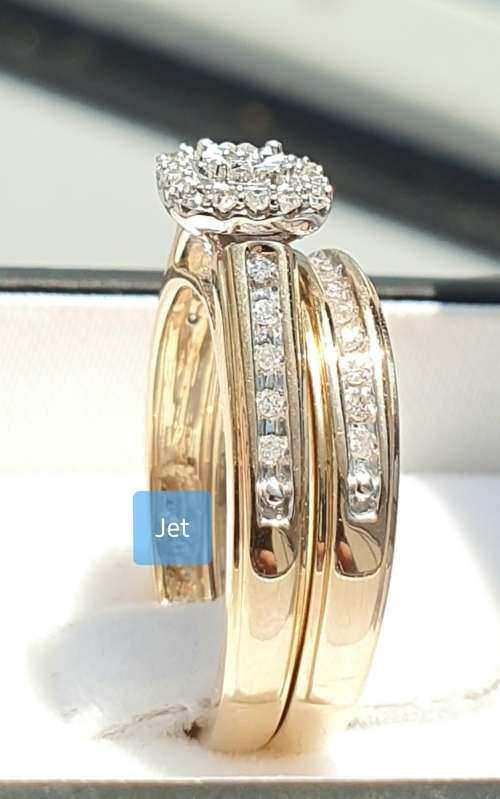 **SUPER OFFER | R27852** BRIDAL TWINSET | 0.250ct | DIAMOND RINGS | YELLOW GOLD - BUY SAFE