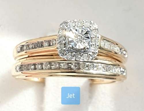 **SUPER OFFER | R27852** BRIDAL TWINSET | 0.250ct | DIAMOND RINGS | YELLOW GOLD - BUY SAFE