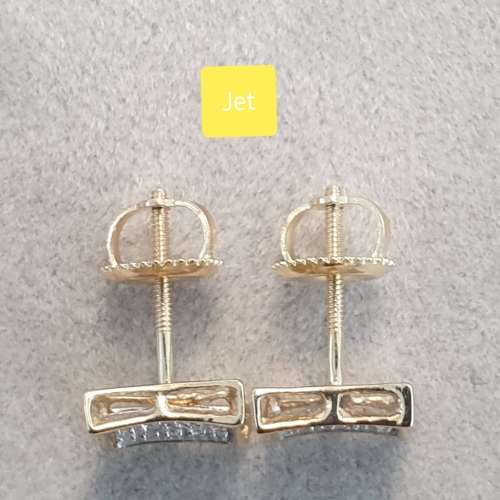 **DIAMOND CLUSTER | R24329** MICRO PAVE SET | 0.258ct | DIAMOND EARRINGS | WHITE GOLD - BUY SAFE