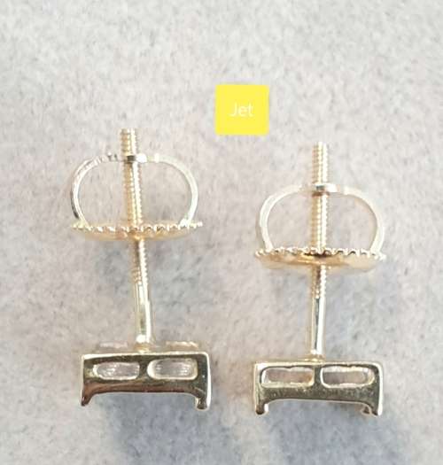 **DIAMOND CLUSTER | R20341** MICRO PAVE SET | 0.200ct | DIAMOND EARRINGS | YELLOW GOLD -  BUY SAFE