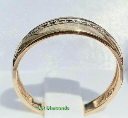 **EXCLUSIVE DEAL | R17257** GENTS DIAMOND RING | 0.100ct | ROUND CUTS | YELLOW GOLD -  BUY SAFE
