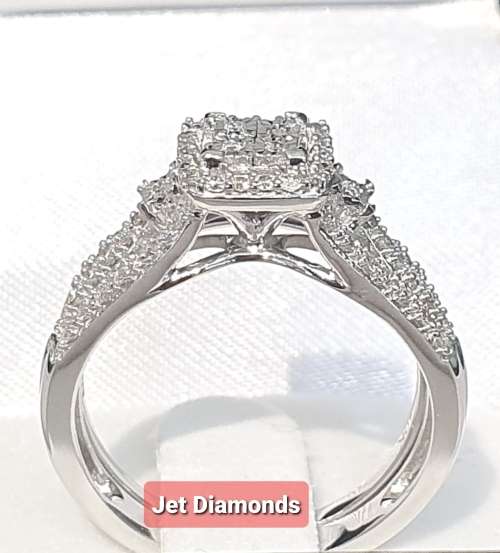**SUPER SPECIAL | R40874** BRIDAL TWINSET | 0.650ct | DIAMOND RINGS | WHITE GOLD - BUY SAFE