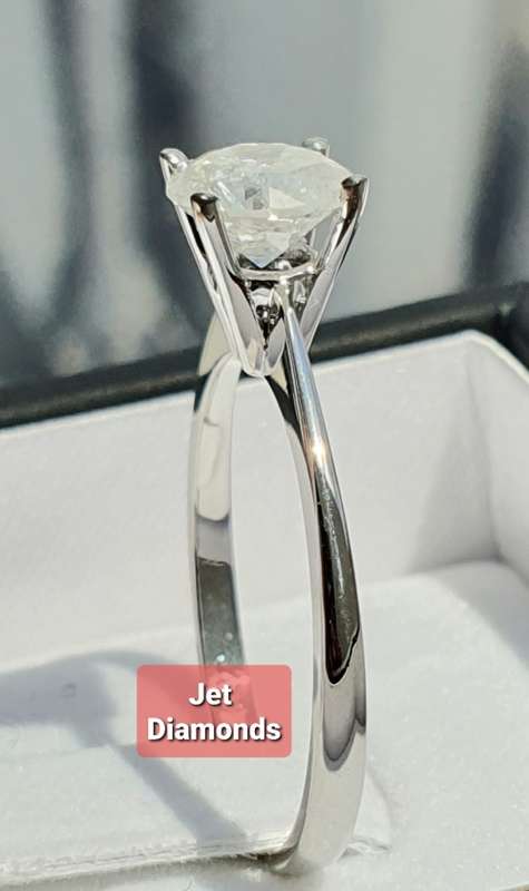 **BARGAIN BUY** OUR FAMOUS 1CT DIAMOND SOLITAIRE | 1.060ct | RING | 18KT WHITE GOLD - BUY SAFE
