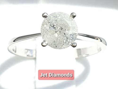**BARGAIN BUY** OUR FAMOUS 1CT DIAMOND SOLITAIRE | 1.060ct | RING | 18KT WHITE GOLD - BUY SAFE