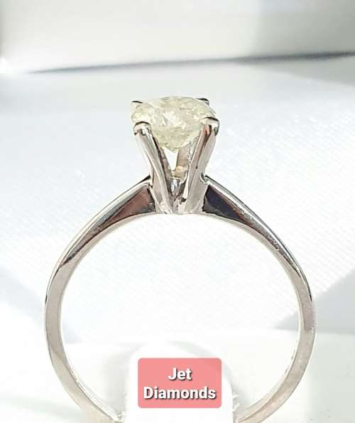 **BARGAIN BUY** ROUND CUT | 0.720ct | DIAMOND SOLITAIRE RING | WHITE GOLD - BUY SAFE