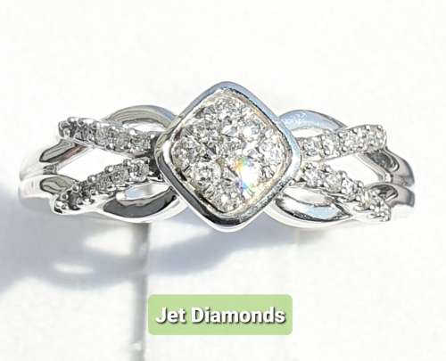 **CHERISHED COLLECTION | R29639** DESIGNER | 0.300ct | DIAMOND RING | WHITE GOLD - BUY SAFE