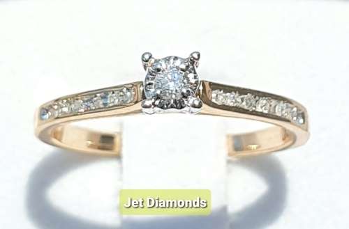 **DESIGNER COLLECTION | R21639 ** CHANNEL SETTING | 0.200ct | DIAMOND RING | YELLOW GOLD - BUY SAFE