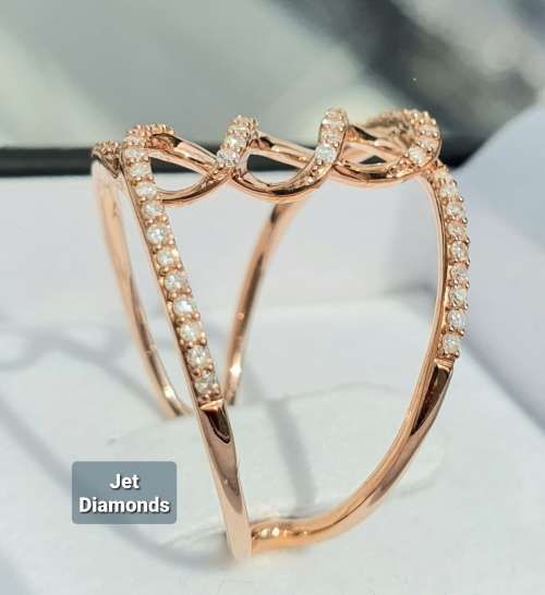 **TWIST TREND | R32639** DESIGNER | 0.400ct | DIAMOND RING |  ROSE GOLD - BUY SAFE