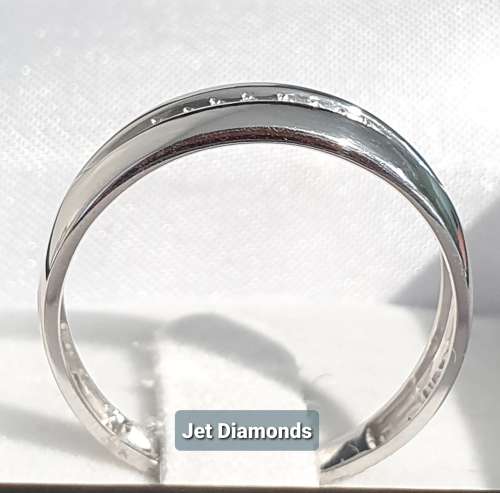 **EXCLUSIVE DEAL | R17257** GENTS DIAMOND RING | 0.100ct | ROUND CUTS | WHITE GOLD -  BUY SAFE