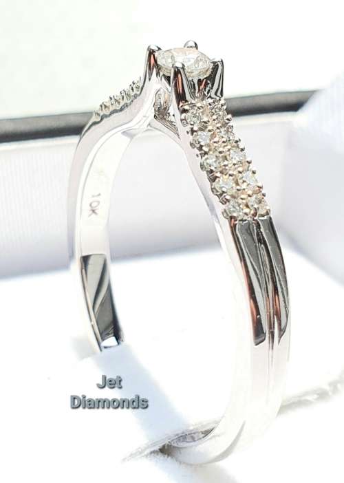**PAVE DESIGN | R34541** GORGEOUS DIAMOND | 0.400ct | RING | WHITE GOLD - BUY SAFE