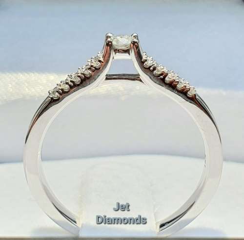 **PAVE DESIGN | R34541** GORGEOUS DIAMOND | 0.400ct | RING | WHITE GOLD - BUY SAFE