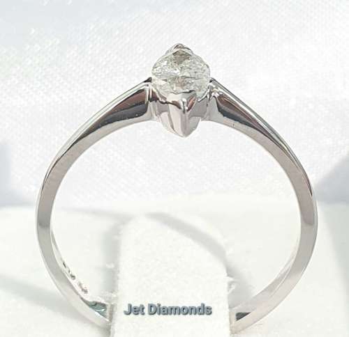 **FANTASTIC VALUE | R23412** MARQUISE CUT | 0.350ct] | DIAMOND RING | WHITE GOLD - BUY SAFE