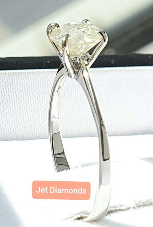 **BARGAIN BUY** ROUND CUT | 0.760ct | DIAMOND SOLITAIRE RING | 18KT WHITE GOLD - BUY SAFE