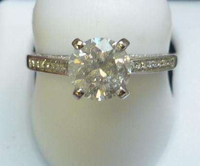 **AMAZING [R43521]** GREAT VALUE [1.310ct] DIAMOND RING [1.00ct CENTRE] WHITE GOLD - BUY SAFE
