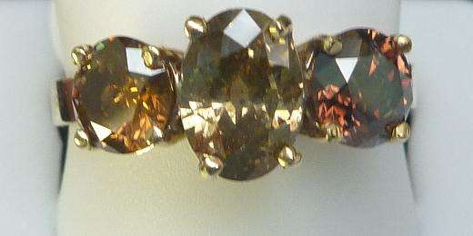 **WOW [2.150ct]** TRILOGY OVAL / ROUND DIAMOND RING [R64231] YELLOW GOLD - BUY SAFE